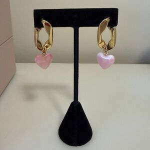 BaubleBar Amour Michel Curb Chain Drop Earrings